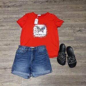 Red Graphic Women's Tee